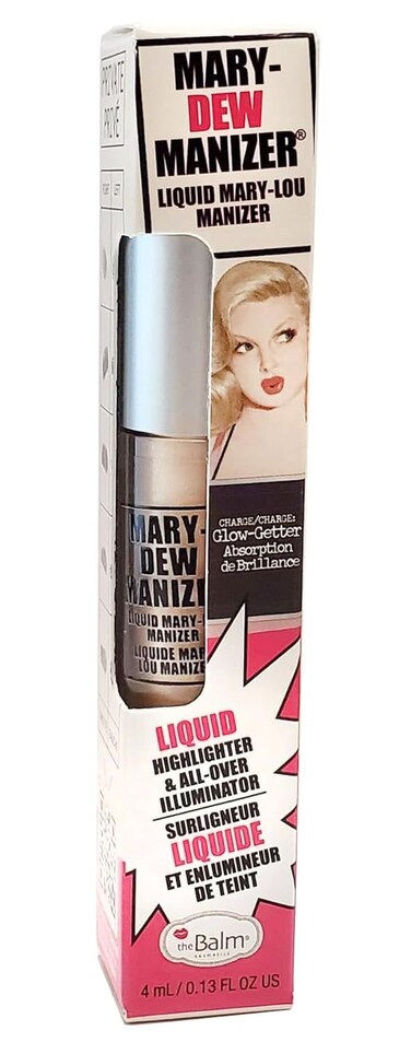 theBalm MaryDew Manizer Liquid Highlighter AllOver Illuminator Easily Blendable