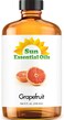 Sun Essential Oils 8oz Grapefruit Essential Oil Aromatherapy Grapefruit Oil Bulk