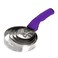 BOTH WINNERS Reversible Stainless Steel Curry Comb with Soft Touch Grip (Purple