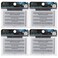 Ardell False Eyelashes Short Black DIY Lash Clusters Eyelash Extension Kit 4 Pack