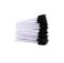 Yueton Pack of 100 Disposable Eyelash Brushes Wands Mascara Applicator WhiteBlack