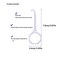 Wenplus 4 Pieces Aligner Removal Tool for Invisible Removable Braces White Plastic