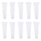 Wowlife 8ml Mini Clear Empty Lip Gloss Balm Container Soft Tubes Makeup Box 30 Pcs