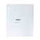 Carstens Heavy Duty Plastic Dividers 9Tab White for SideOpening 3Ring Binders 1 Set