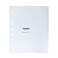 Carstens Heavy Duty Plastic Dividers 9Tab White for SideOpening 3Ring Binders 1 Set