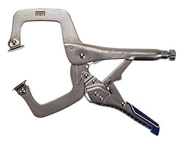 IRWIN VISEGRIP Welding Pliers Fast Release CClamp with Swivel Pads 11Inch IRHT82586