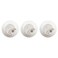 First Alert 9120B SMI100AC Smoke Detector Hardwired Alarm with Battery Backup 3Pack