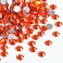 beadsland Flat Back Crystal Rhinestones Round Gems, Orange (4.6-4.8mmSS20/1440pcs