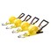 MJM Cargo Ratchet Tie Down Straps 2 in x 27 ft 5000 lb Breaking Strength JHook 4Pack