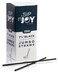 Crystal Ware 250Pack Plastic Straws 775 Inches Long Drinking Straws Standard Size Bulk Pack Black