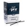 Crystal Ware 500Pack Plastic Straws 775 Inches Long Drinking Straws Standard Size Bulk Pack Black