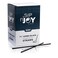 Crystal Ware 500Pack Plastic Straws 775 Inches Long Drinking Straws Standard Size Bulk Pack Black