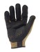 Ironclad Command Impact Work Gloves Touch Screen Conductive Palm Fingers Brown Large