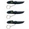 G.B.S GENTS Mustache and Beard Styling Comb pocket sized Keychain Folding Beard Comb 3 Pack