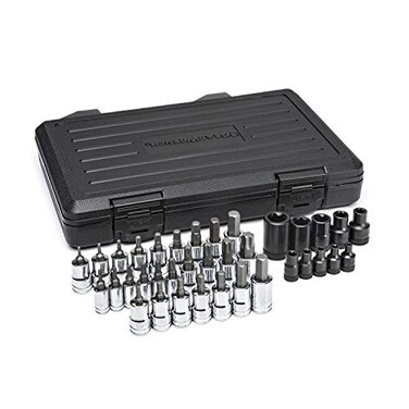 GEARWRENCH 36 Pc 14 38 12 Drive Bit Socket Set Standard Hex ETorx Torx SAEMetric 80726