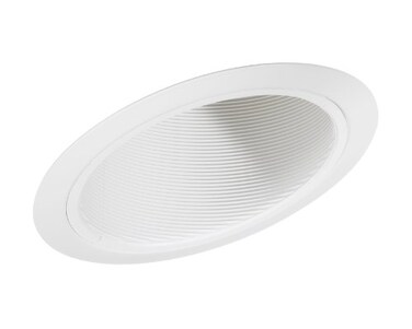 Juno Lighting Group 614WWH 6Inch LED Standard Slope Downlight Baffle 90 Watts White Trim