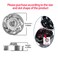UICINOY Replacement heads for electric shaversWaterproof Replacement Blades for Mens Shaver3Pack