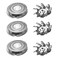 UICINOY Replacement heads for electric shaversWaterproof Replacement Blades for Mens Shaver3Pack