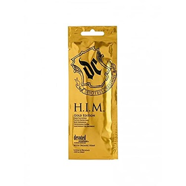 Devoted Creations H.i.m. Gold Edition Lightweight Oil Absorbing Dark Tan Lotion Him 9 oz