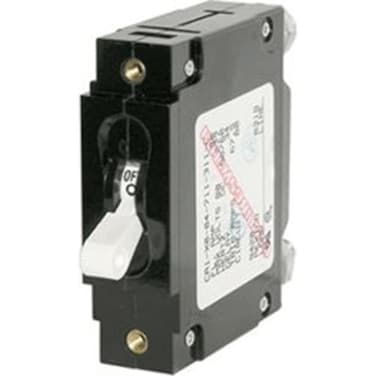 Blue Sea Systems 7353 ACDC CSeries Single Pole Magnetic CA1 White Circuit Breakers 20 AMP