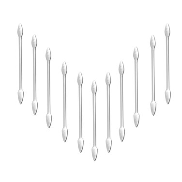 Quanzhou Chenchenchen Double Precision tips cotton swabs with Paper Stick Pointed Cotton Buds for Makeup 600pcs