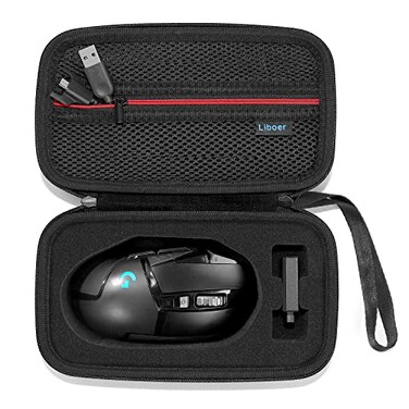 Liboer Hard Carrying Case for Logitech G502 MousePortable Gaming Case Protective Storage BagBlack