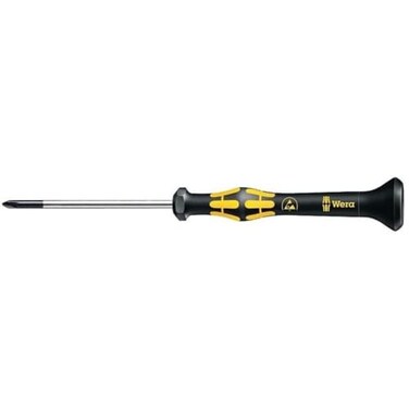 WERA 05030110001 1550 PH ESD Kraftform Micro Screwdriver for Phillips Screws PH 00 x 60 mm