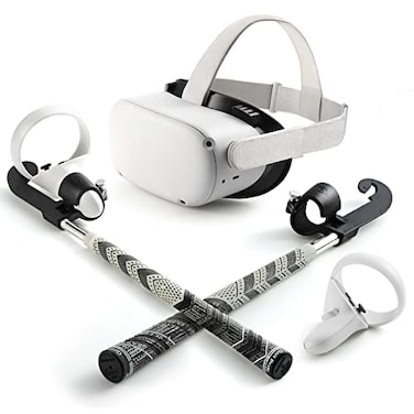SUPERVR VR Golf Attachment Club for Oculus Quest 2 Accessories Golf Quest 2 Left Controller