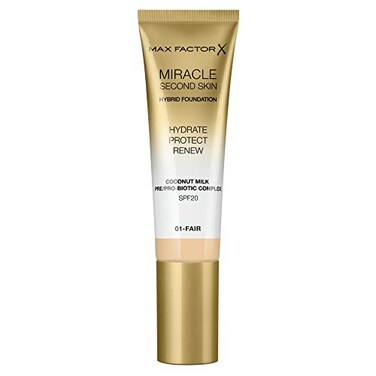 Max Factor Miracle Second Skin Foundation SPF 20-07 Neutral Medium Foundation Women 1.01 oz