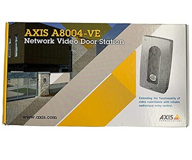 Axis Communications 0673001 A8004VE Video Door Station Network Surveillance Camera BlackGray
