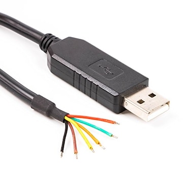 Usangreen FT232RL chip USB to 33v TTL UART serial cable wire end 6ft TTL232R3V3WE compatible
