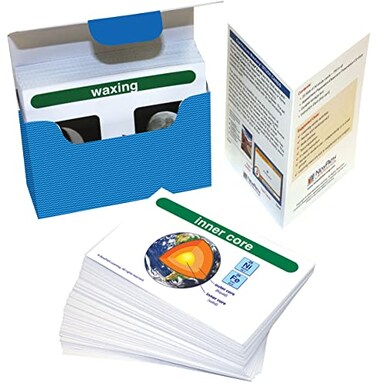 NewPath Learning 446018 Earth Science Vocabulary Builder Flash Card Set Middle School Medium