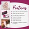 Ibd Clear Soft Gel Tips Medium Stiletto Full Coverage Nail Extensions PressOn Nail Kit 1Pack