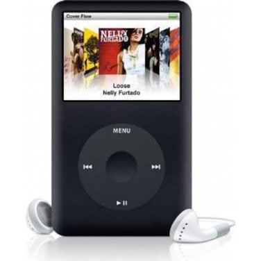 SAJPO Original Appleipod Compatible for mp3 mp4 Player Apple iPod 80GB Classic 7th Generation Black