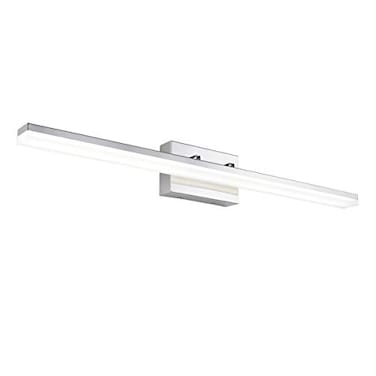 mirrea 36in Modern LED Vanity Light for Bathroom Lighting Dimmable 36w Chromed Cold White 5000K