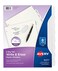 Avery Big Tab Write Erase Durable Plastic Dividers for 3 Ring Binders 8Tab Set White 1 Set 16371