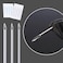 DJCIW 14PCS Mixed Size Body Piercing Needles Sterile Disposable Stainless Steel Sharp Point Silver