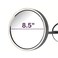 Jerdon Wall Mount Chrome Finish Makeup Mirror 5X Magnification 85 Diameter Extends 115 Model JD13C