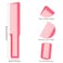 Patelai 6 Pieces Clipper Barber Comb Professional Flat Top Combs for Stylists and BarbersBlack Pink