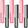 Patelai 6 Pieces Clipper Barber Comb Professional Flat Top Combs for Stylists and BarbersBlack Pink