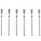 MZCMSL 6pcs Barrel Cuticle Drill Bits, Pro Diamond Bits for Manicure, 3/32 Shank efile Bit (Medium