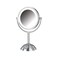 JERDON Tabletop Makeup Mirror with Lights 1X8X Magnification Nickel 85 Vanity Mirror Model HL8808NL