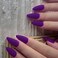 MISUD Press on Nails Medium Stiletto Glue on Nails with Goth Purple Acrylic Matte Gothic Design 24pcs