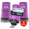 PLUS Identity Theft Protection Roller 3Pack Advanced 20 Security Stamp by Guard Your ID Regular 3Piece Purple
