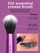 Real Techniques Cruelty Free Enhanced Eye Set Eyeshadow and Brow Brushes Purple 6 Piece Makeup Brush Kit