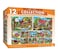 MasterPieces Jigsaw Puzzle 12Pack Bundle Set Folk Art by Alan Giana MultiPack for Adults Kids EcoFriendly