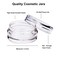 Youngever 140 Pcs Empty Plastic Cosmetic Samples Containers Plastic Jars With Lids 5 Mini Spatulas 3 Gram