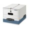 Bankers Box 12Pack MediumDuty String Button File Storage Box FastFold Assembly LetterLegal STORFILE 00025