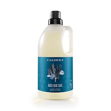 Caldrea Liquid Laundry Detergent Effective for all Fabrics and all Temperatures Basil Blue Sage Scent 64 oz