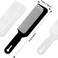 Boao 3 Pieces Barber Combs Flat Top Clipper Combs Hair Cutting for Flat Top and Clipper CutsBlack White Red